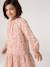Short dress for girls ecru+khaki - vertbaudet enfant 