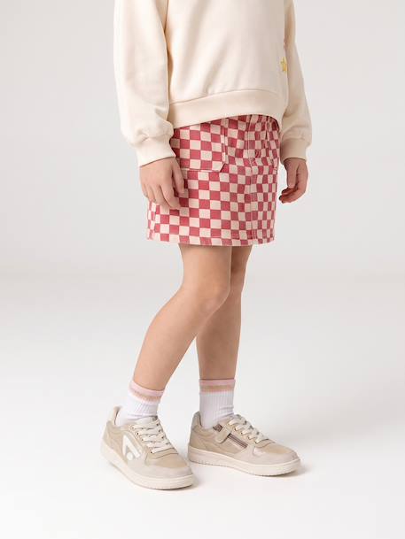 Jupe courte fille rose bonbon - vertbaudet enfant 