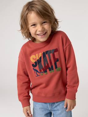 Crewneck sweatshirt for boys - vertbaudet enfant