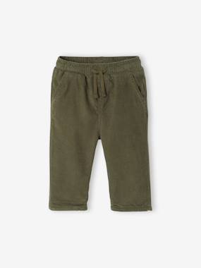 -Corduroy trousers for baby boys