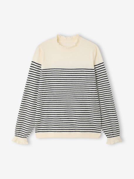 Pull Léopard Capsule Famille écru - vertbaudet enfant 