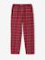 Pyjamas in sweatshirt fabric and flannel for girls red - vertbaudet enfant 