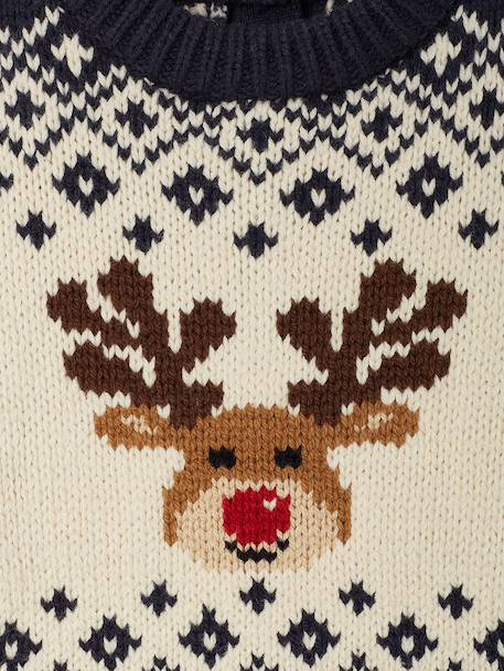 Christmas jumper for baby boys navy blue - vertbaudet enfant 