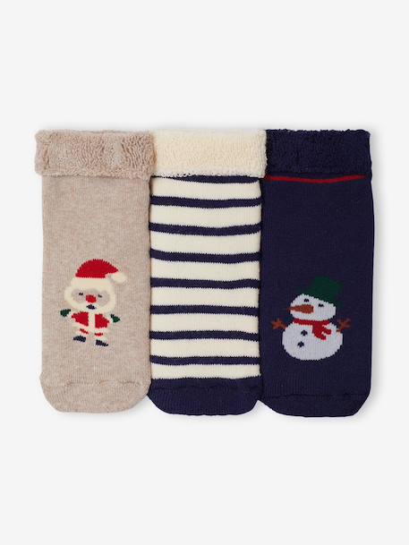 Pack of 5 socks for baby boys navy blue - vertbaudet enfant 