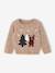 Christmas knit jumper for baby boys marl beige - vertbaudet enfant 