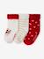 Lot de 3 chaussettes noël écru - vertbaudet enfant 