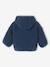 Blouson bébé garçon sherpa à capuche zippé bleu - vertbaudet enfant 