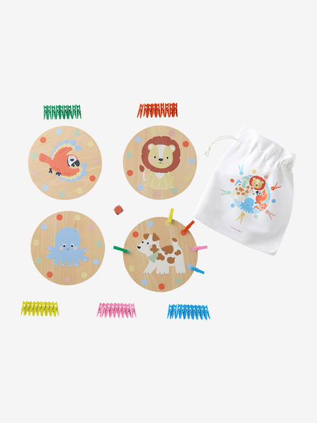 FSC100® wooden coloured peg game wood - vertbaudet enfant 