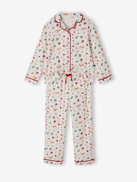 Pyjama long enfant fille blanc - vertbaudet enfant 