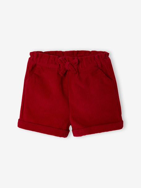 Baby girls' sweatshirt, shorts and tights set red - vertbaudet enfant 