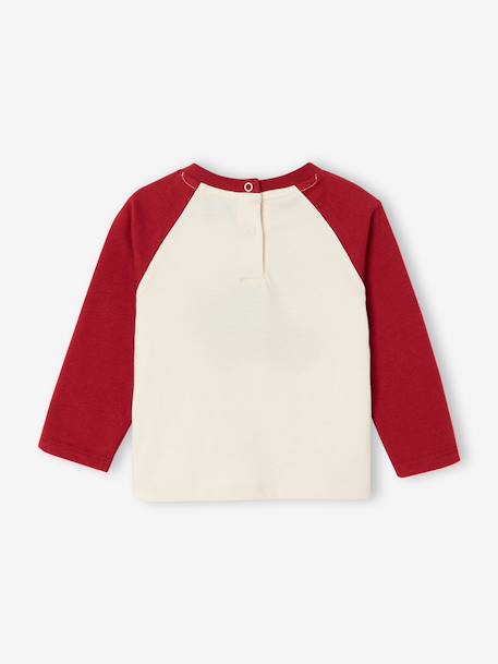T-shirt manches longues bébé garçon rouge - vertbaudet enfant 