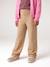 Legging fille large polaire marine+vanille - vertbaudet enfant 
