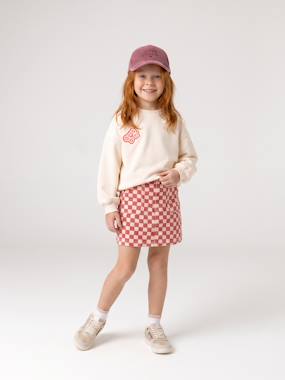 Short denim skirt for girls - vertbaudet enfant