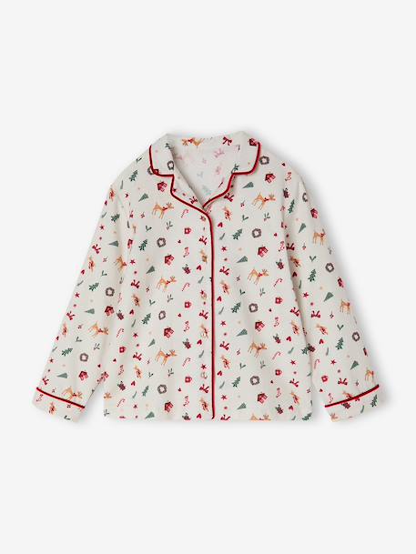 Long pyjamas for girls white - vertbaudet enfant 