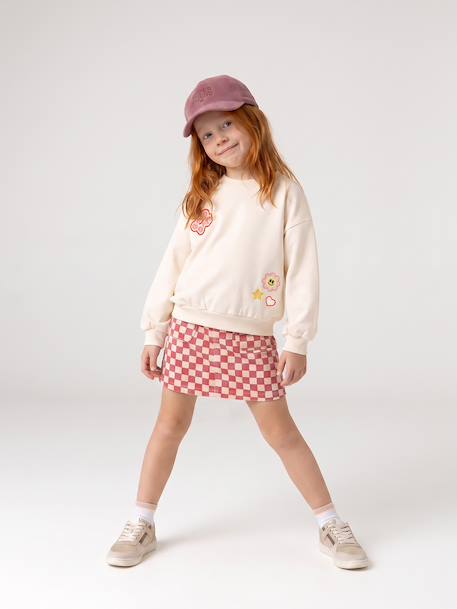 The Sweatshirt for girls ecru - vertbaudet enfant 