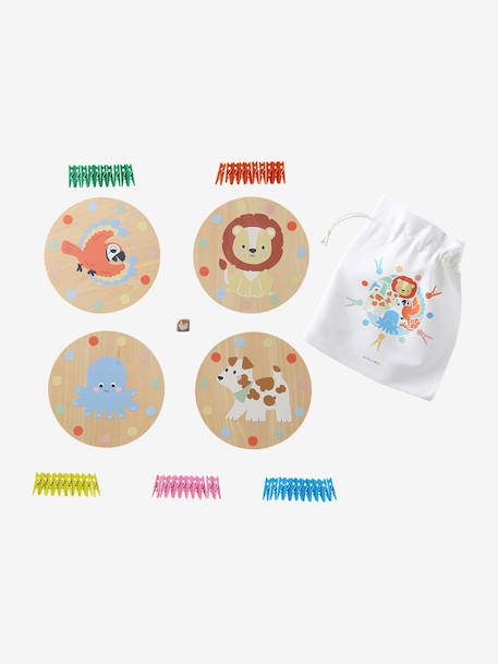FSC100® wooden coloured peg game wood - vertbaudet enfant 