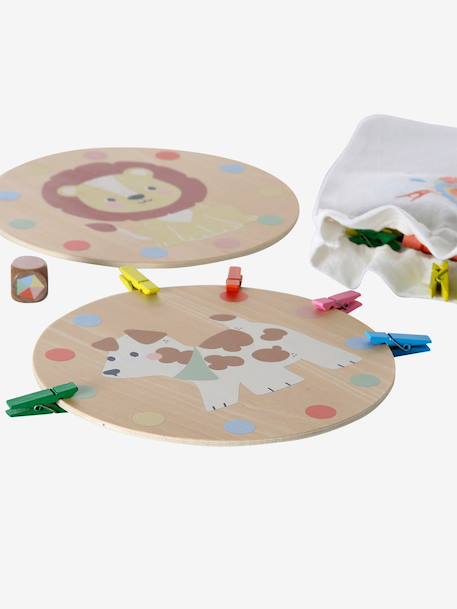 FSC100® wooden coloured peg game wood - vertbaudet enfant 