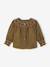 Blouse bébé fille manches longues olive - vertbaudet enfant 