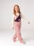 Dungarees in twill for girls sweet pink - vertbaudet enfant 