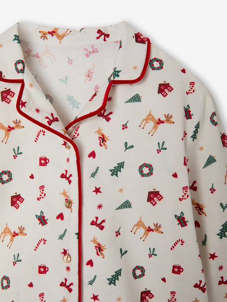 Pyjama long enfant fille blanc - vertbaudet enfant 