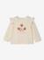T-shirt manches longues bébé fille écru - vertbaudet enfant 