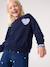 Sweatshirt for girls navy blue - vertbaudet enfant 