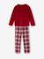 Velour pyjamas for girls red - vertbaudet enfant 