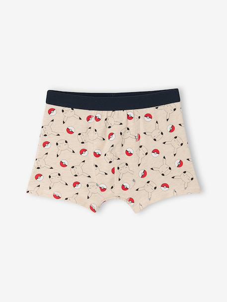 Pack of 5 Pokémon boxers for boys marl beige - vertbaudet enfant 