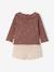 T-shirt and shorts set for baby girls chocolate - vertbaudet enfant 