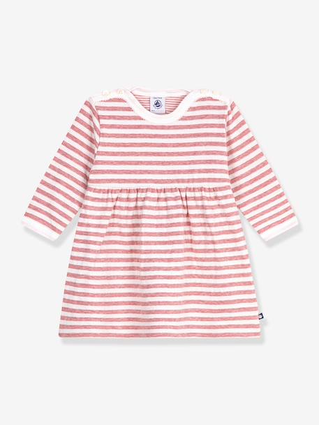 Robe manches longues rose clair - vertbaudet enfant 