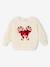 Sherpa sweatshirt for baby girls vanilla - vertbaudet enfant 