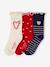 Pack of 3 Christmas socks for girls red - vertbaudet enfant 