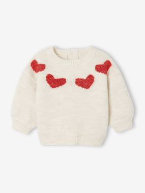Jacquard knit jumper for baby girls - vertbaudet enfant