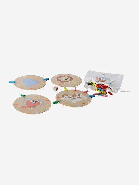 FSC100® wooden coloured peg game wood - vertbaudet enfant 
