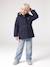 3-in-1 detachable parka for girls blush+navy blue - vertbaudet enfant 