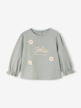 T-shirt manches longues bébé fille - vertbaudet enfant