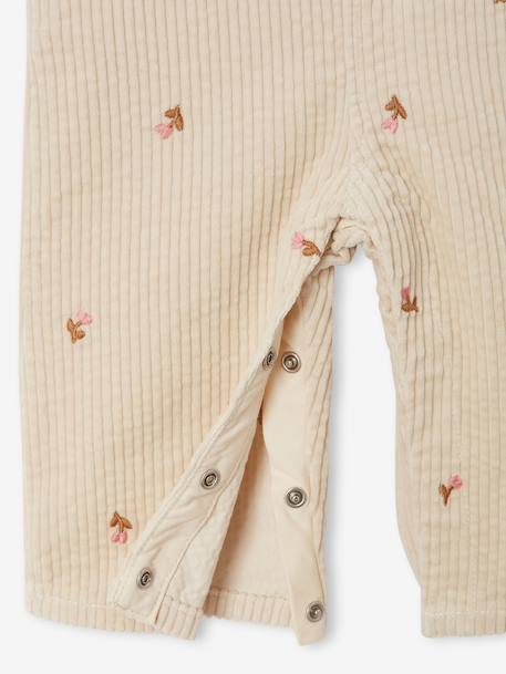 Dungarees for baby girls vanilla - vertbaudet enfant 