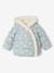 Hooded puffer jacket for baby girls crystal blue+rosy - vertbaudet enfant 