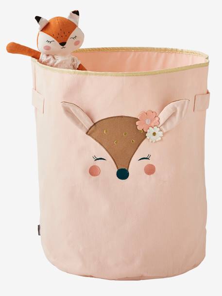 Panier de rangement XL Biche rose - vertbaudet enfant 