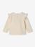 Long-sleeved T-shirt for baby girls ecru - vertbaudet enfant 
