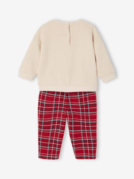 Baby pyjamas Family capsule red - vertbaudet enfant 