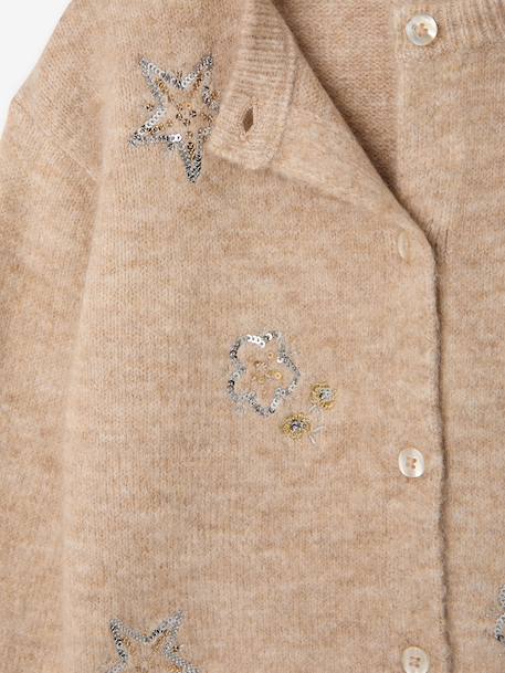 Cardigan for girls beige - vertbaudet enfant 