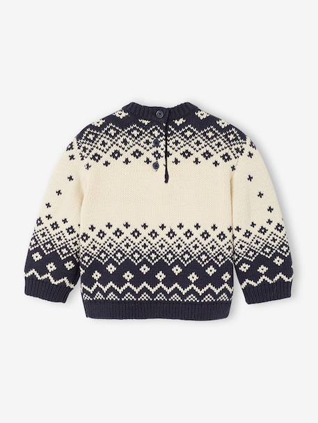 Christmas jumper for baby boys navy blue - vertbaudet enfant 