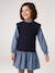 2-in-1 Dress for Girls navy blue - vertbaudet enfant 
