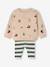 Knitted jumper and trousers set for baby boys marl beige - vertbaudet enfant 