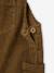 Dungaree set with shirt for baby boys olive - vertbaudet enfant 