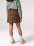 Skort for girls camel+mauve+navy blue - vertbaudet enfant 