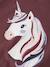 Sweatshirt with animal motifs Name It for girls bordeaux red+marl grey+mauve - vertbaudet enfant 