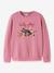 Christmas sweatshirt Name It for girls bordeaux red+oat+sweet pink - vertbaudet enfant 