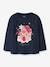 Christmas T-shirt with glitter details Name It for girls deep blue+red+sweet pink - vertbaudet enfant 